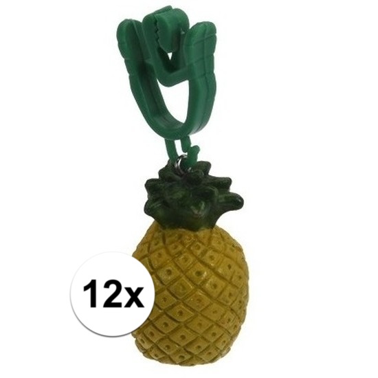12x Tafelkleedgewichtjes ananas