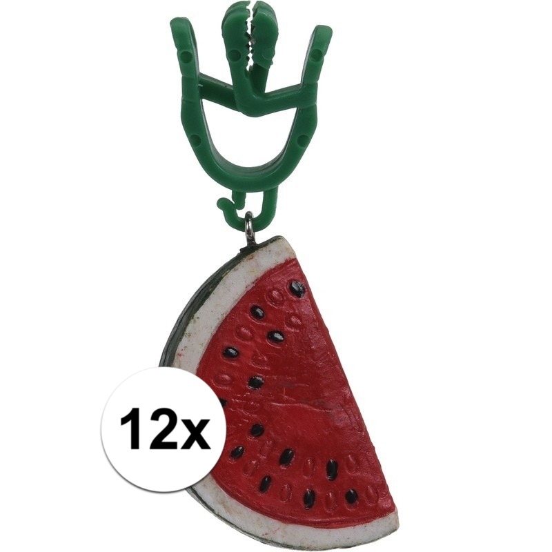 12x Tafelkleedgewichtjes watermeloen
