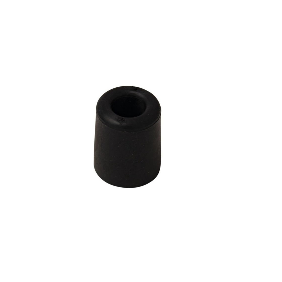 1x stuks deurstopper / deurbuffer rubber zwart 35 mm