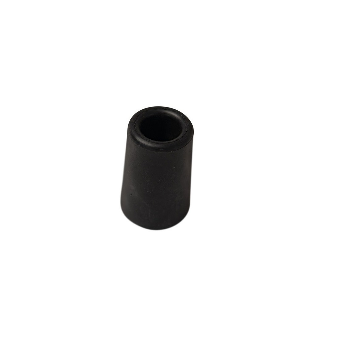 1x stuks deurstopper / deurbuffer rubber zwart 60 mm