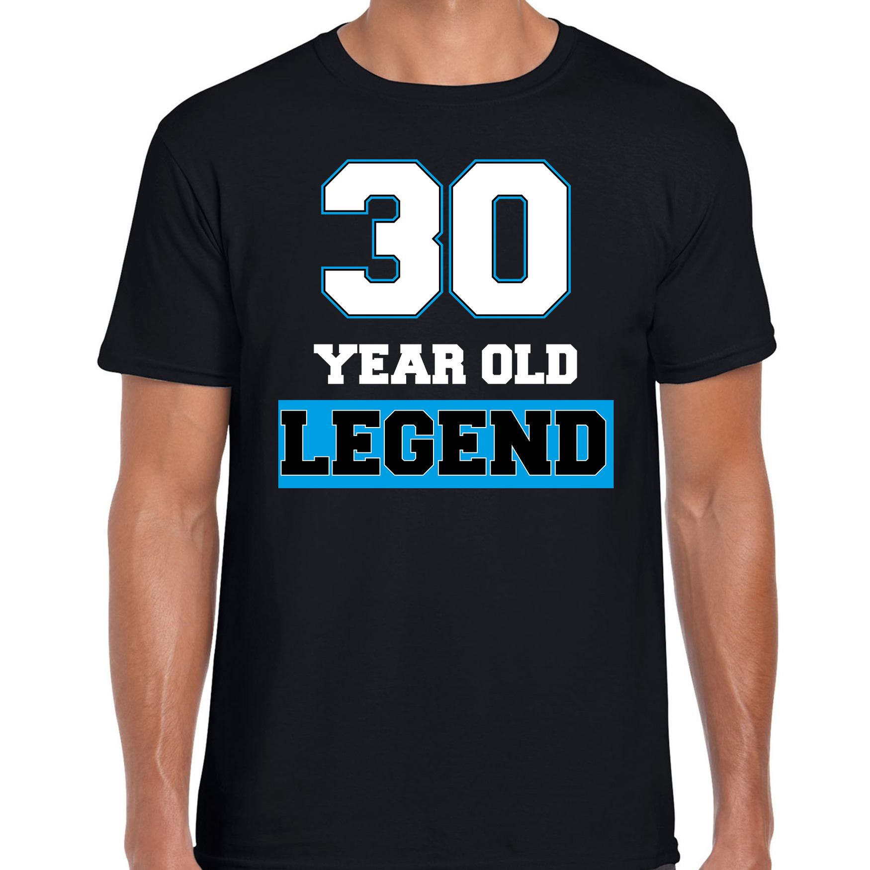 30 legend verjaardag cadeau t-shirt zwart voor heren