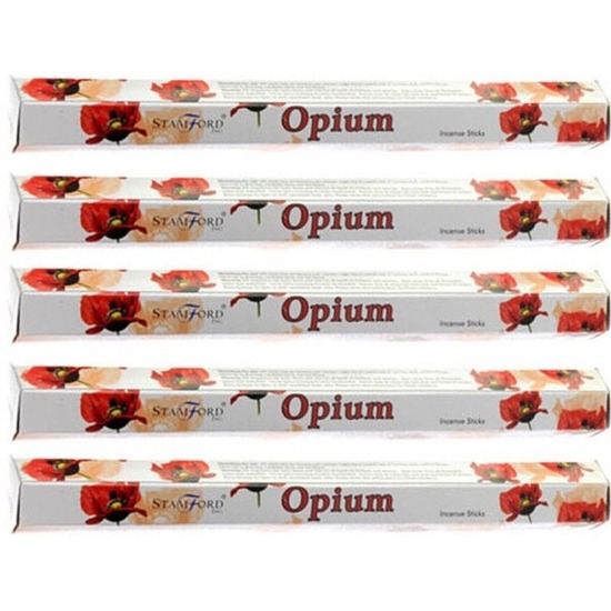 5x Pakje Stamford wierook stokjes opium geur