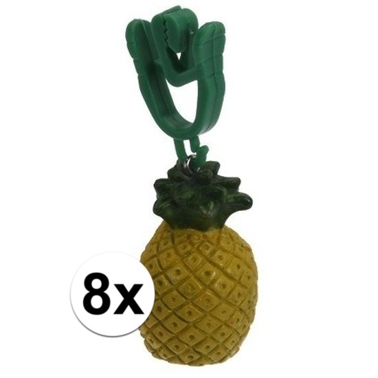 8x Tafelkleedgewichtjes ananas