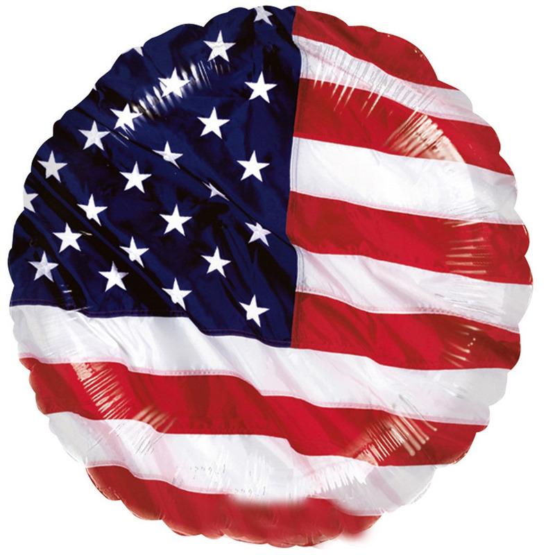 Amerika versiering folie ballon 45 cm