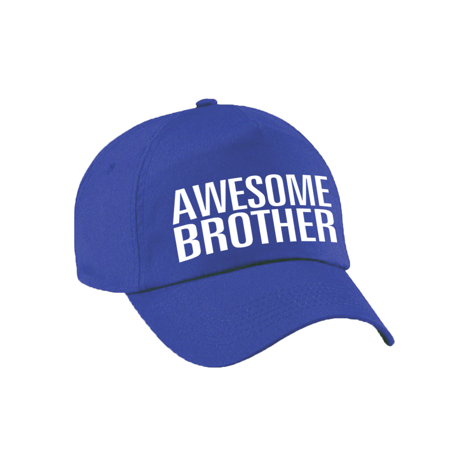 Awesome brother pet / cap voor broer blauw voor heren