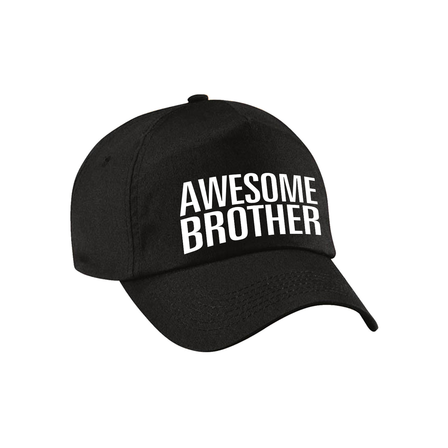 Awesome brother pet / cap voor broer zwart voor heren