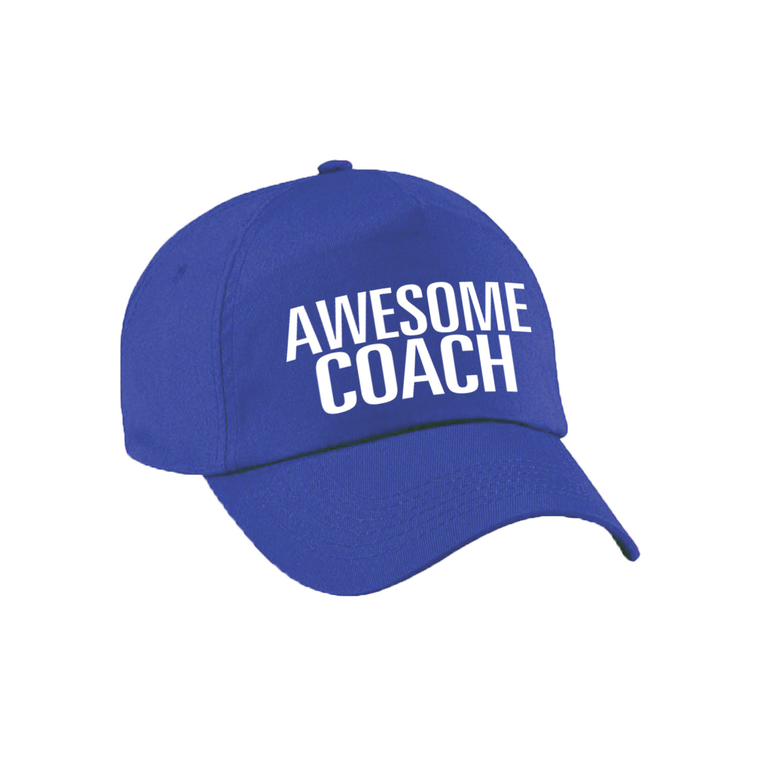 Awesome coach pet / cap blauw voor dames en heren