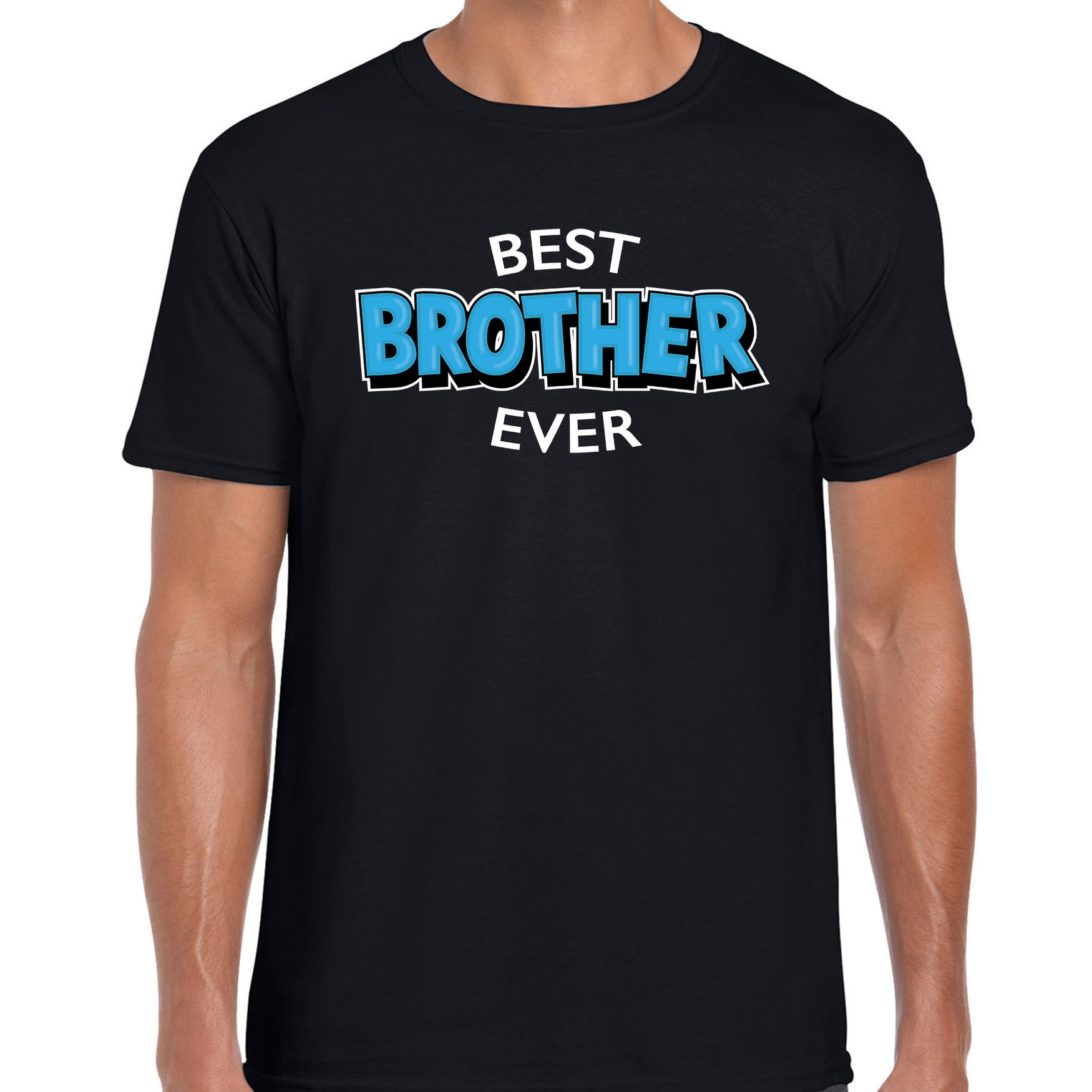 Best brother ever cadeau t-shirt / beste broer ooit shirt zwart voor heren