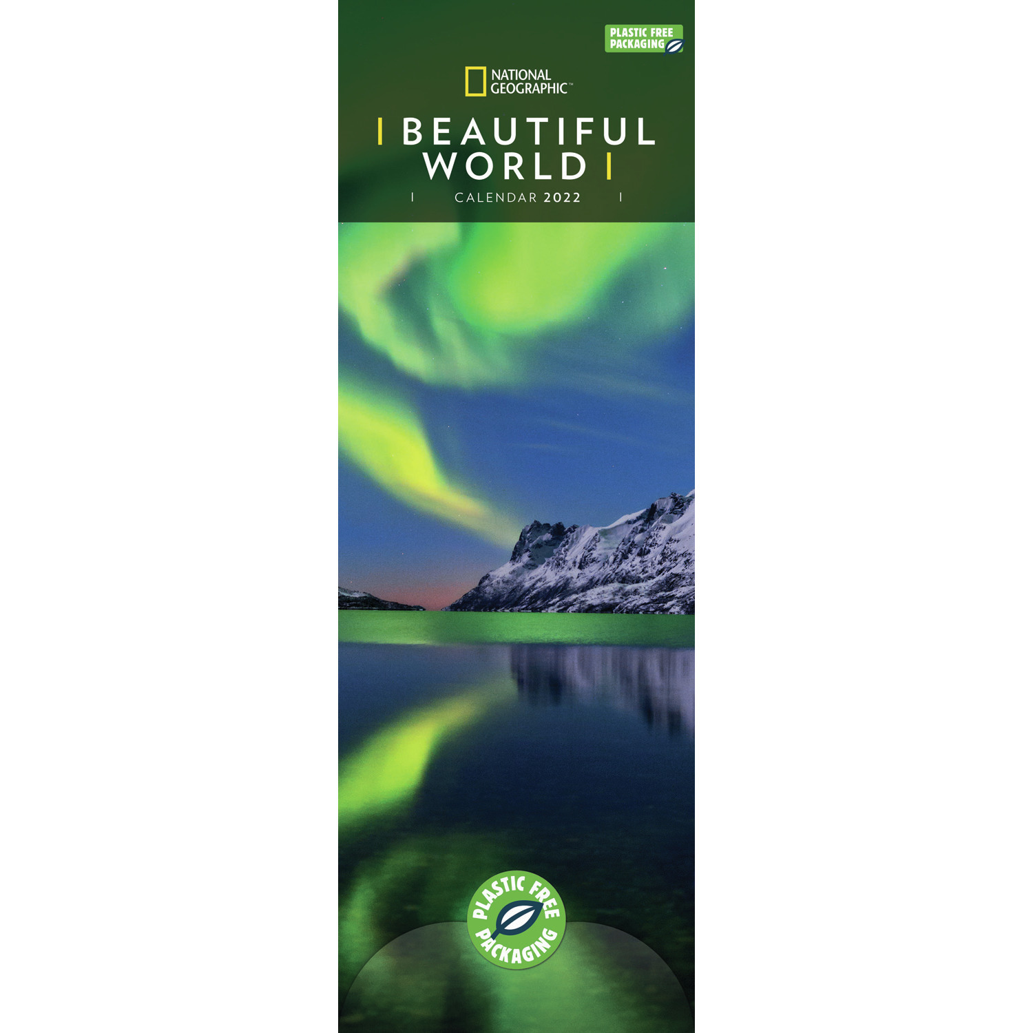Bezienswaardigheden kalender 2022 Beautiful World National Geographic 15 x 42 cm