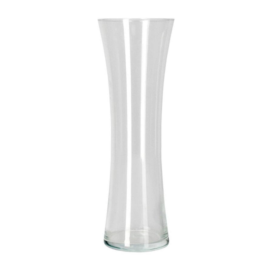 Bloemenvaas/vazen van transparant glas 40 x 13 cm