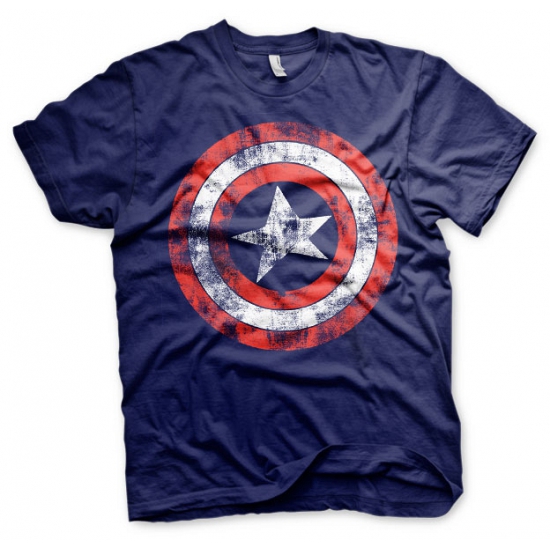 Captain America verkleed t-shirt heren