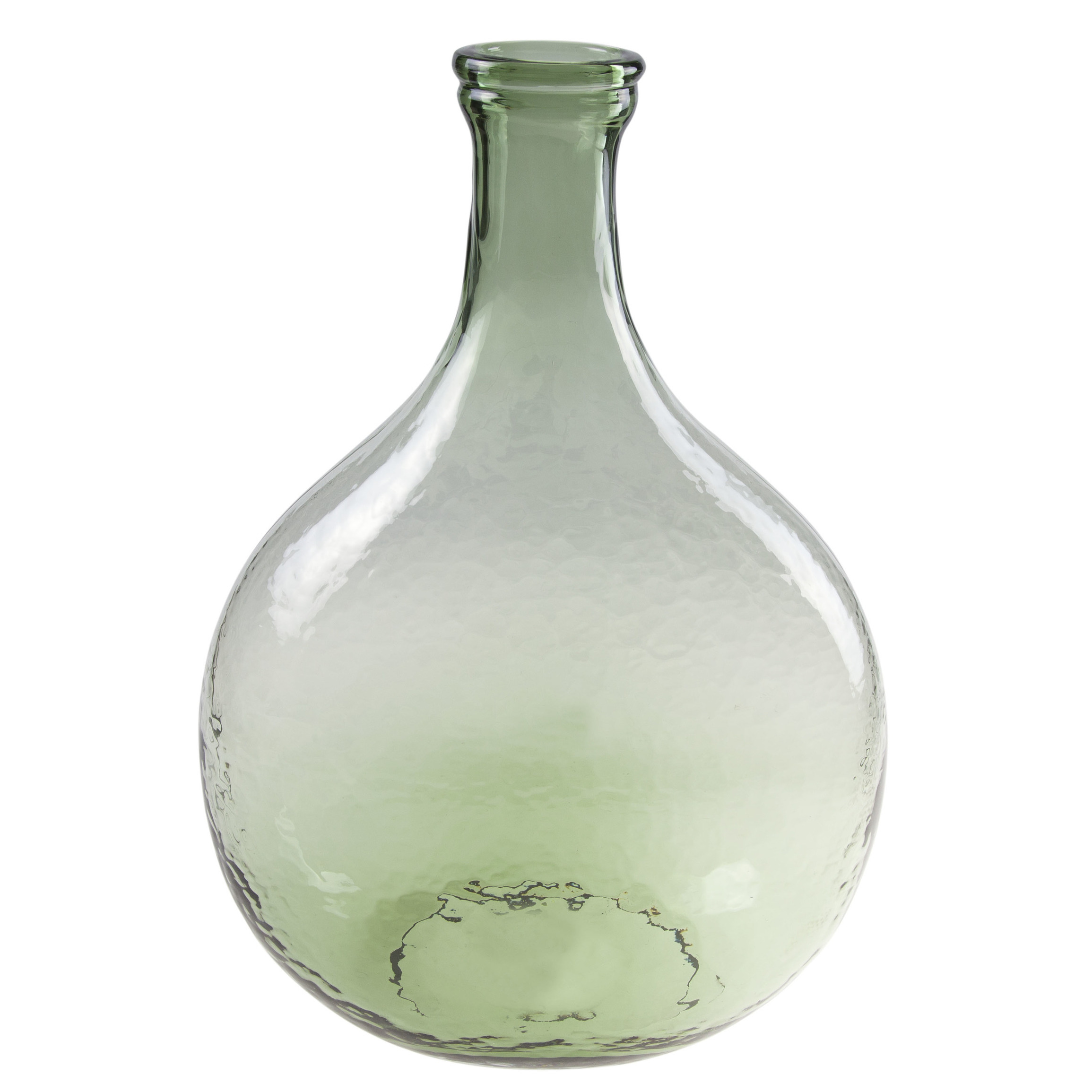 Flesvaas glas groen 27 x 40 cm
