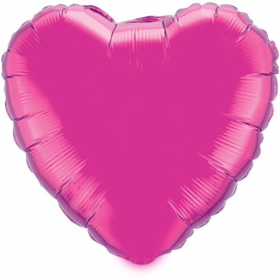 Folie ballon hart fuchsia 52 cm