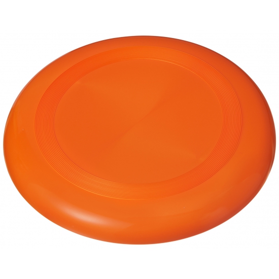 Frisbee in de kleur oranje 23 cm