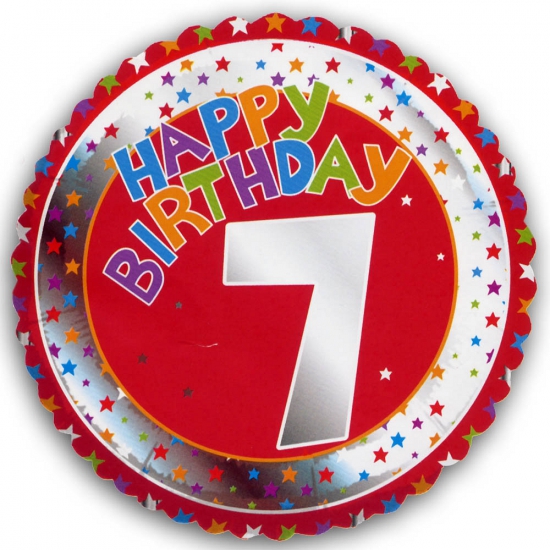 Happy Birthday helium ballonnen 7 jaar
