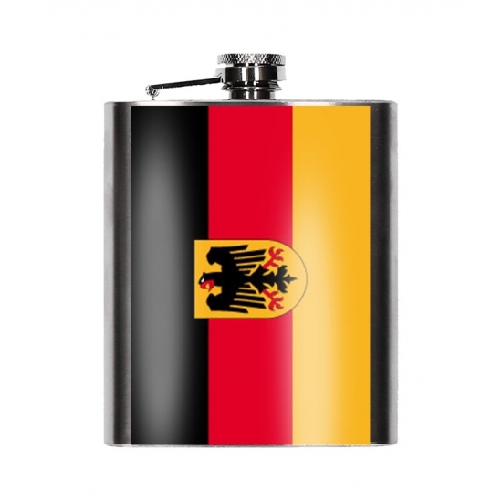 Heupflessen met Duitse vlag 200 ml