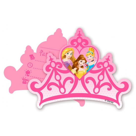 Kinderfeest uitnodigingen Princess