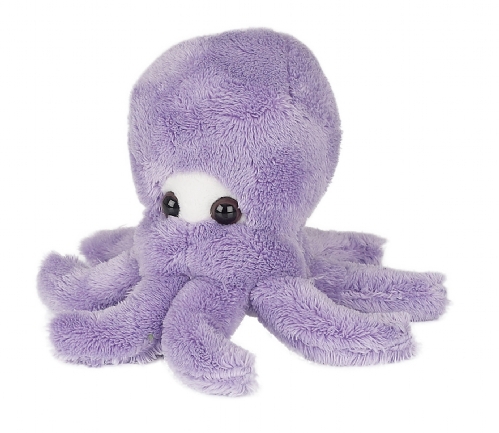 Kinderknuffel octopus paars 15 cm