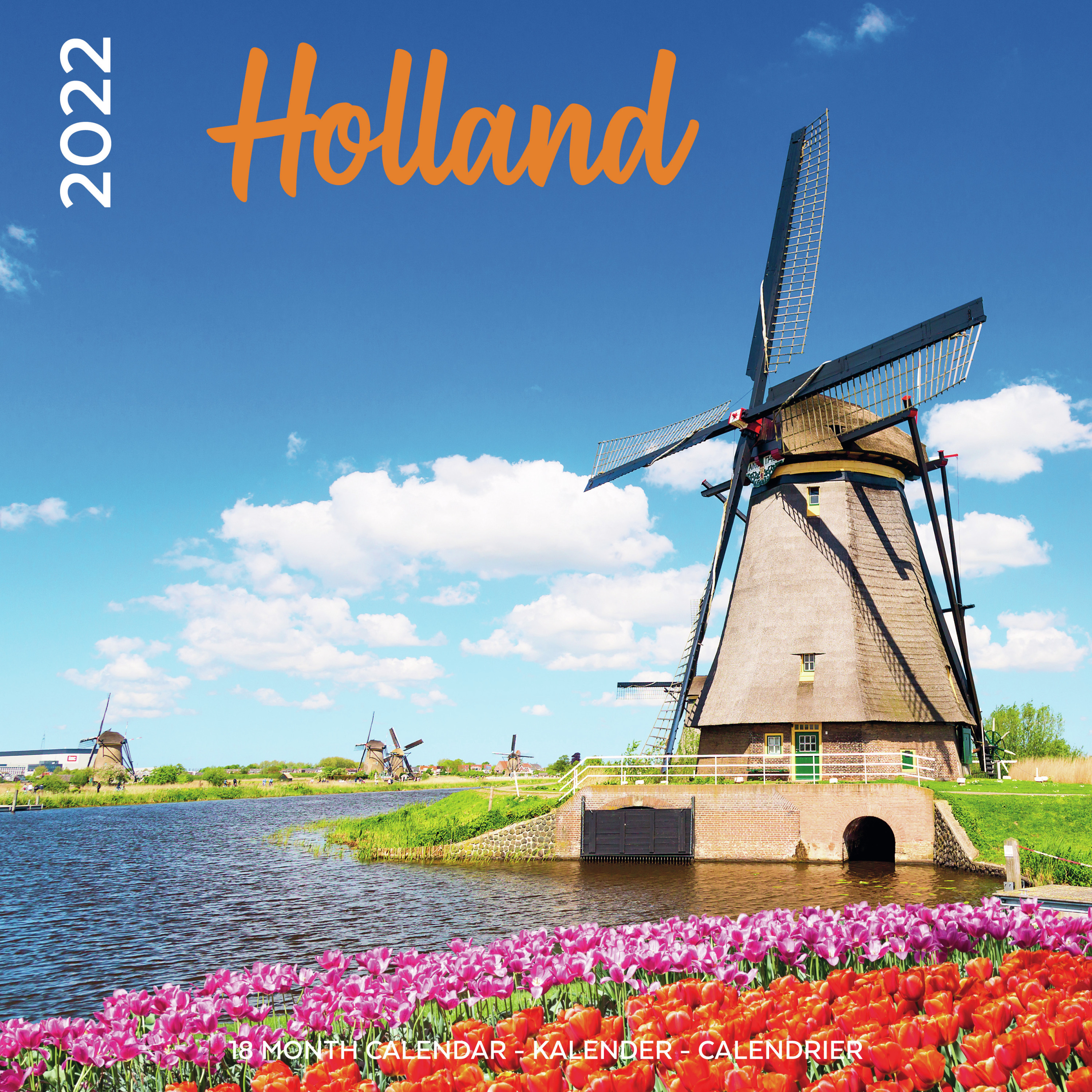 Landen kalender 2022 Holland 30 cm