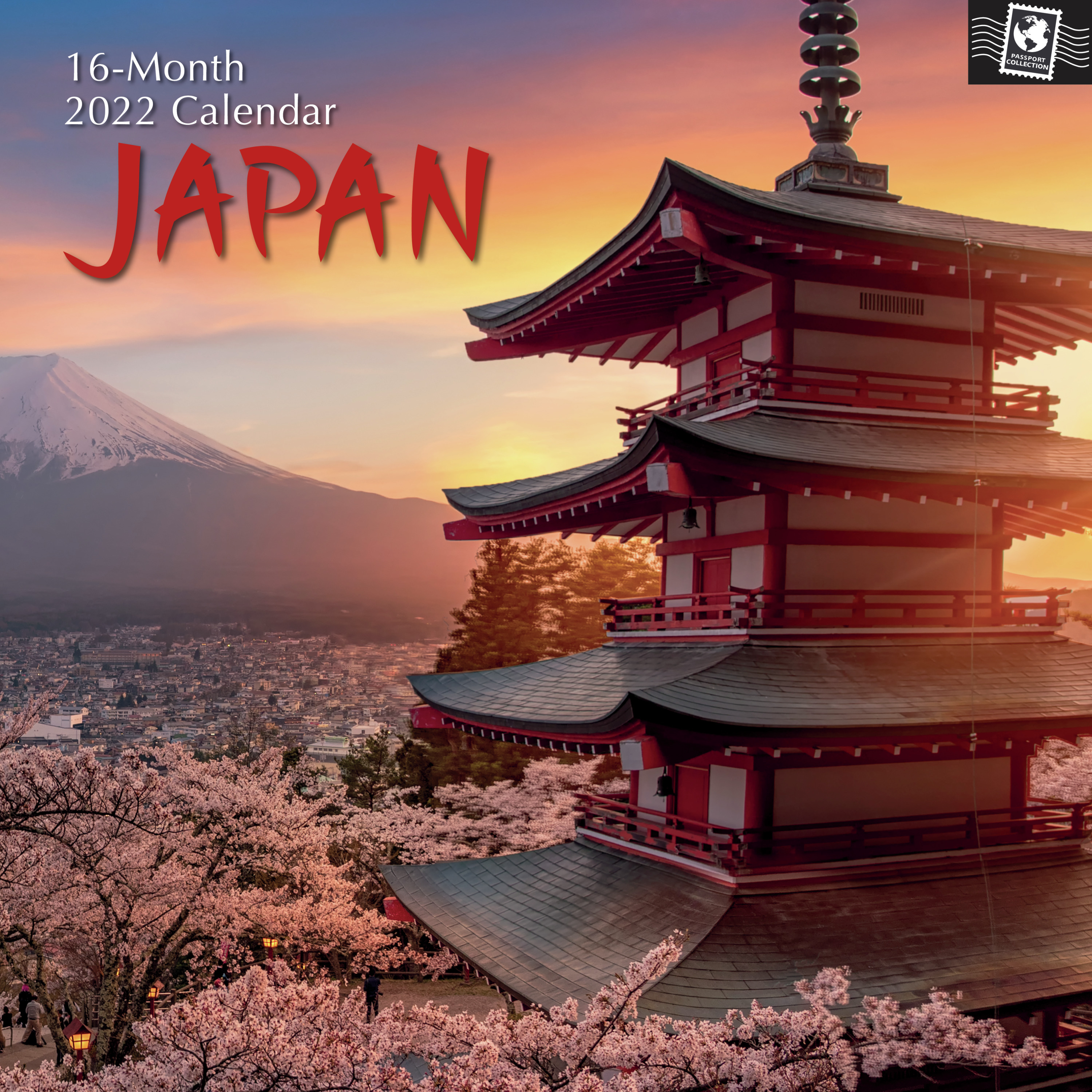 Landen kalender 2022 Japan 30 cm