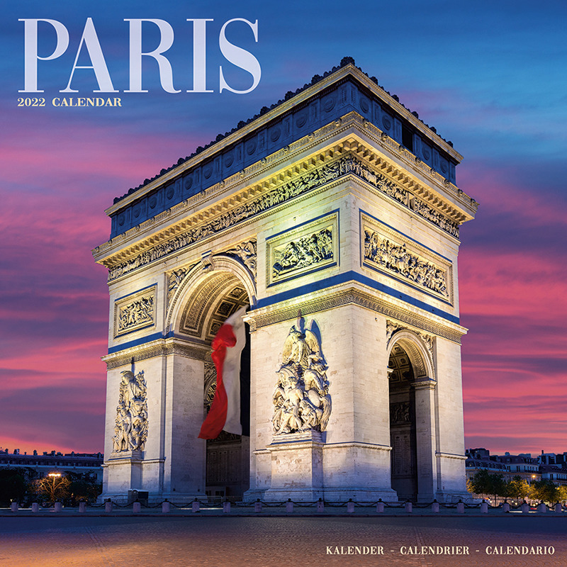 Landen kalender 2022 Parijs Frankrijk 30 cm