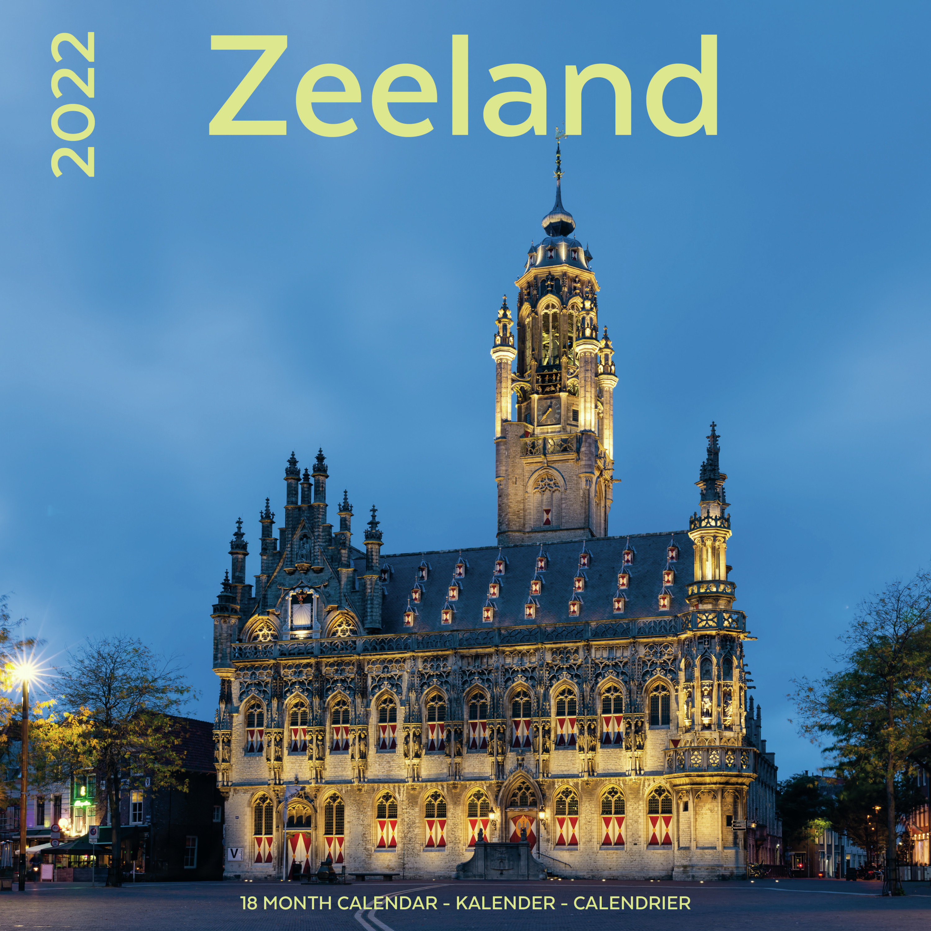Landen kalender 2022 Zeeland Nederland 30 cm
