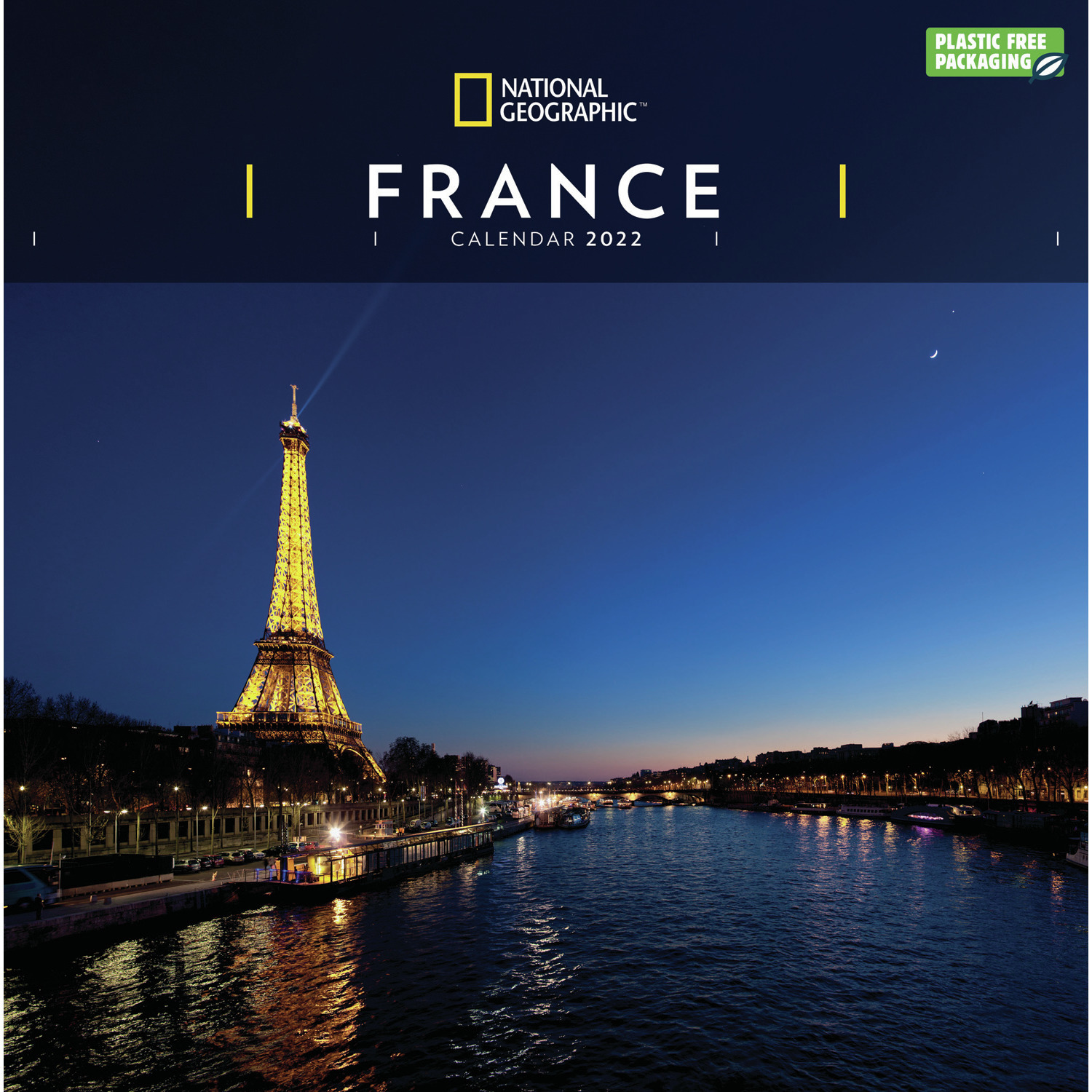 Landen kalender Frankrijk 2022 National Geografic 30 cm