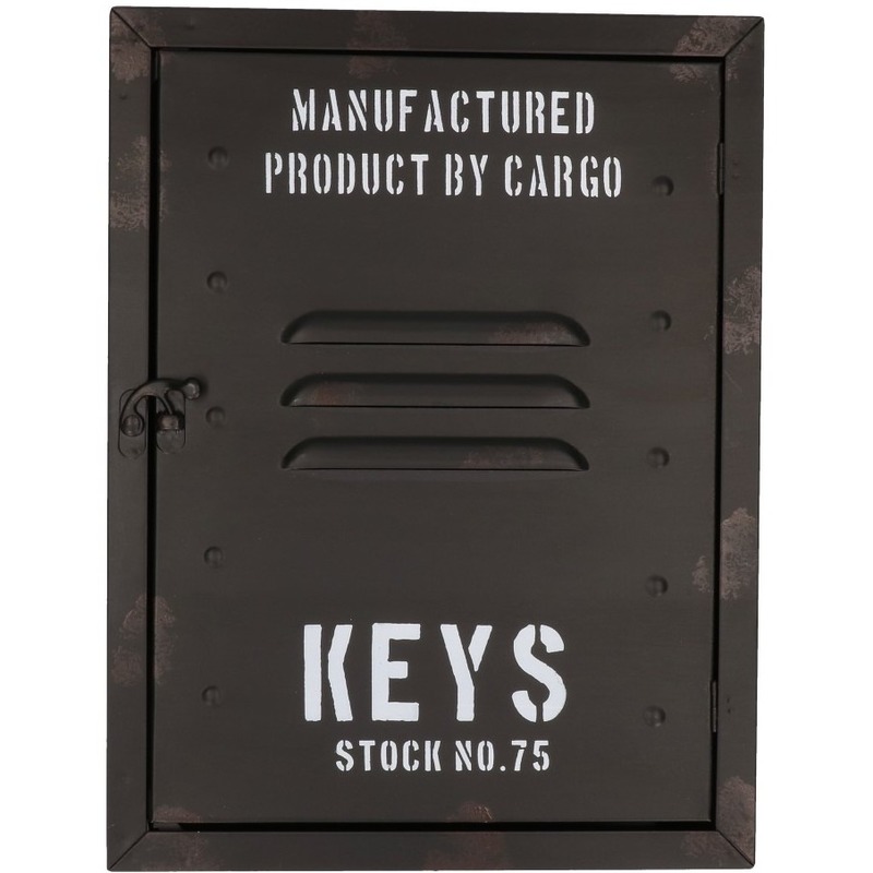Locker sleutelkastje van metaal 30 cm