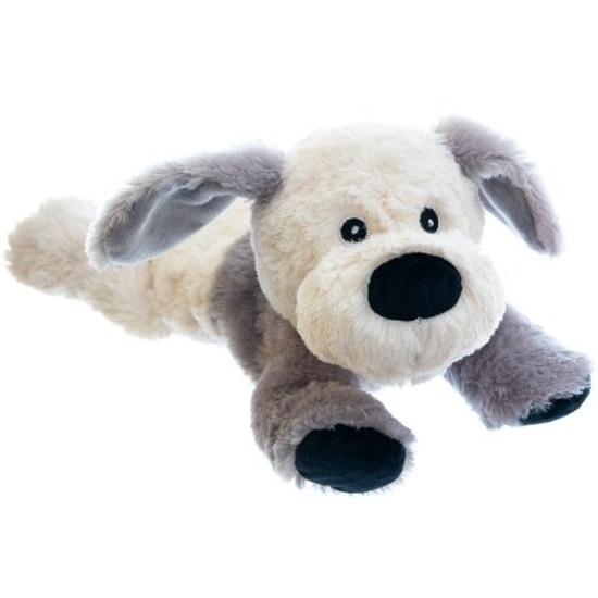 Magnetron warmte knuffel hond/puppy 18 cm