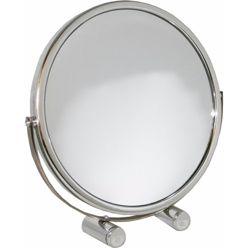 Make up spiegeltje op standaard 18.5 cm