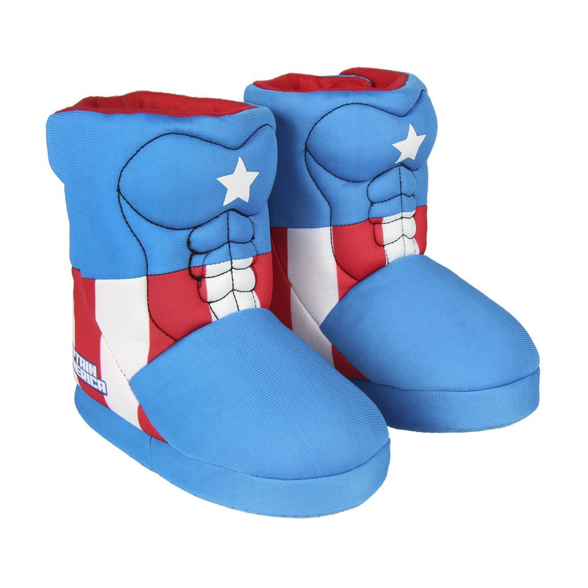Marvel Captain America 3D sloffen/pantoffels voor jongens