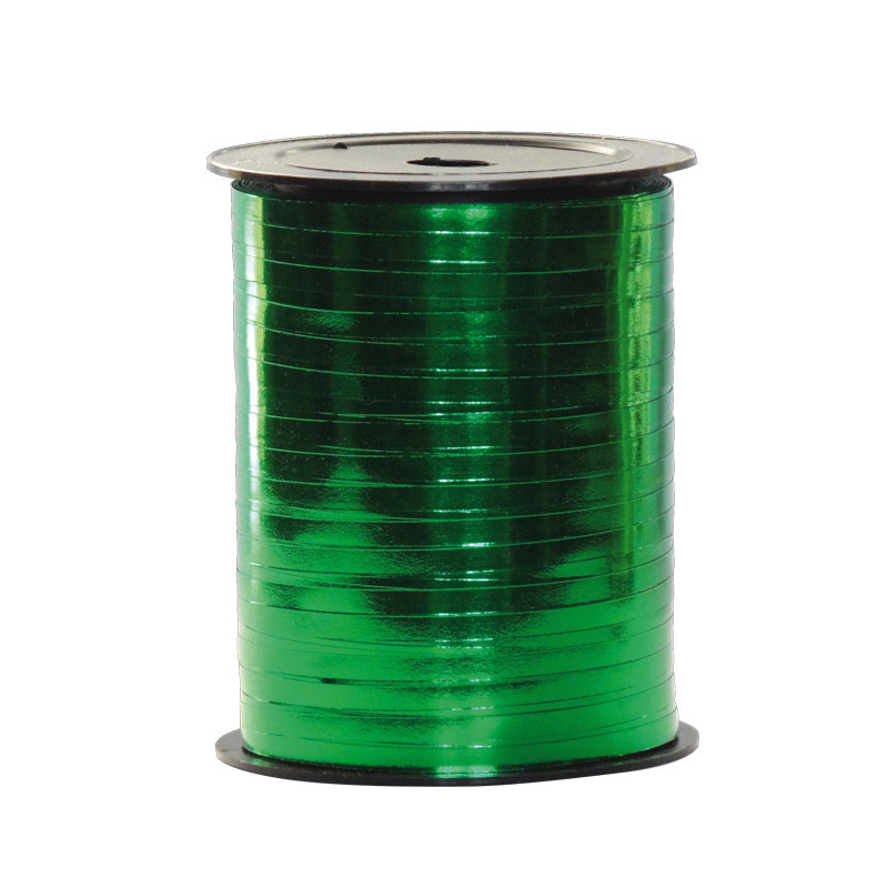 Metallic groen lint 250 meter
