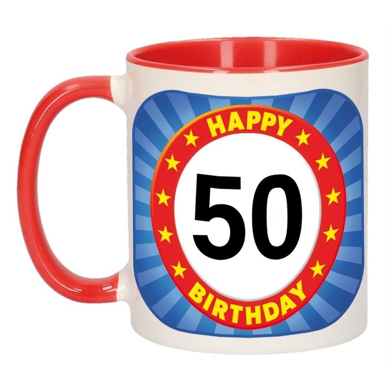 Mok verjaardag 50 jaar 300 ml