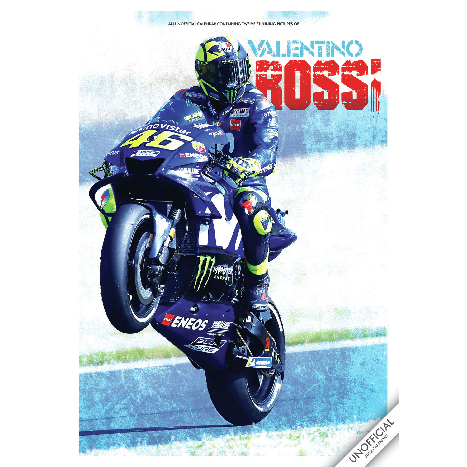 Motor kalender 2022 Valentino Rossi VR-46 MotoGP Ducati 30 cm