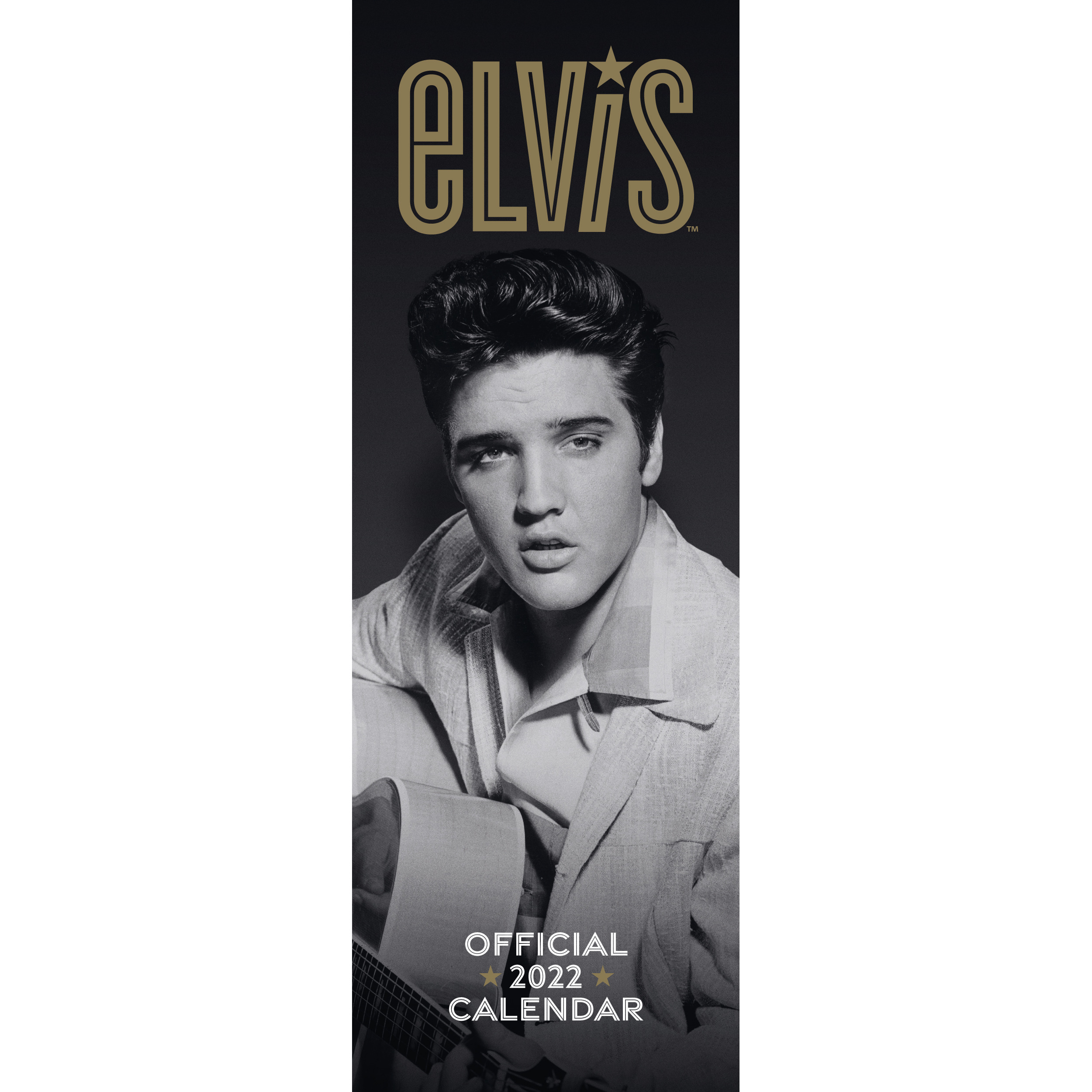 Muziek kalender 2022 Elvis Presley 15 x 42 cm