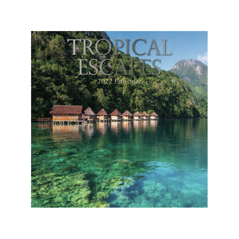 Natuur kalender 2022 tropische plaatsen 30 cm