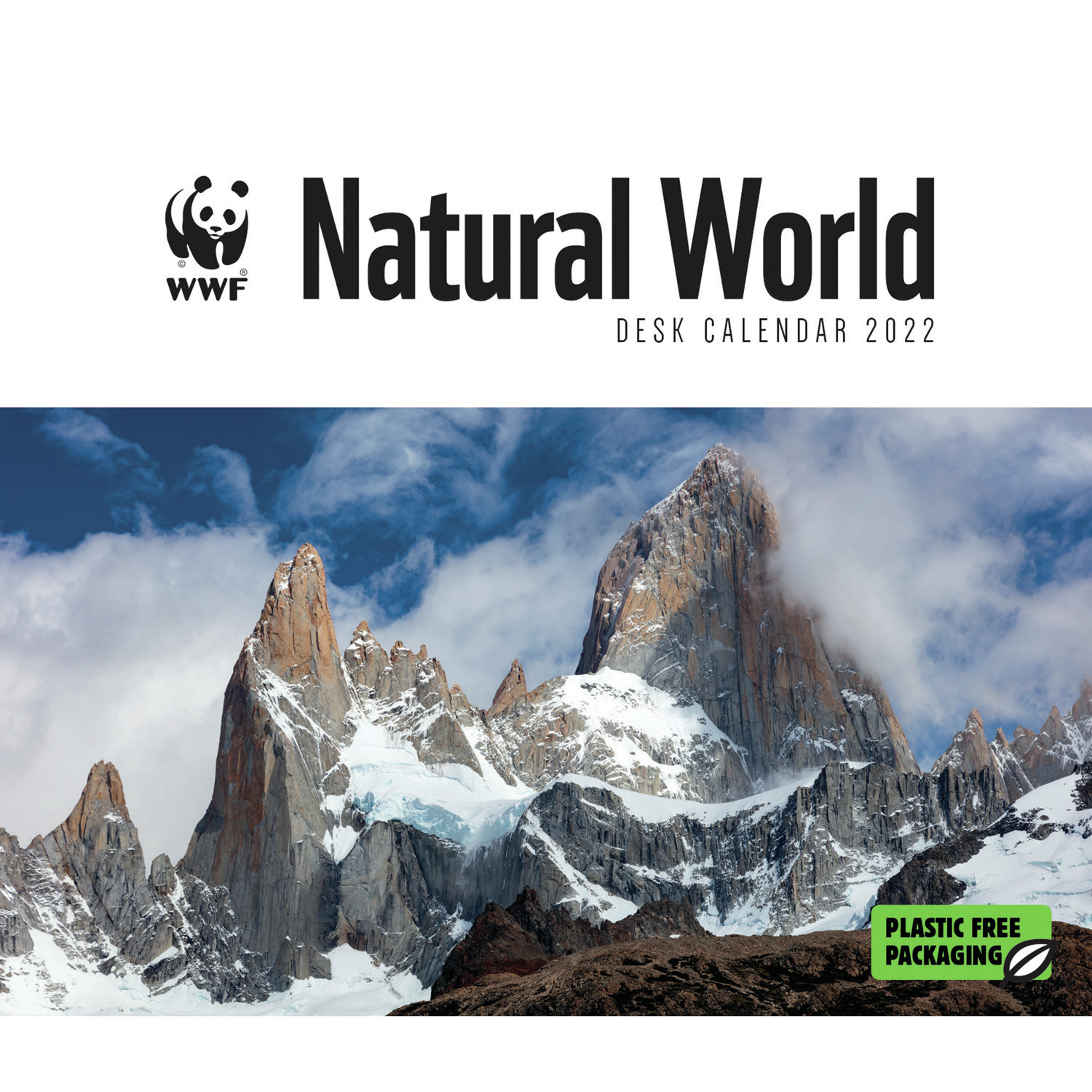 Natuurgebieden/dieren scheur bureaukalender blok 2022 Natural World WNF 14 cm