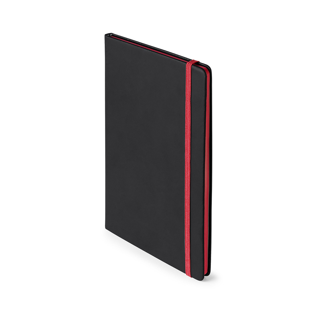 Notitieboekje met rood elastiek A5 formaat