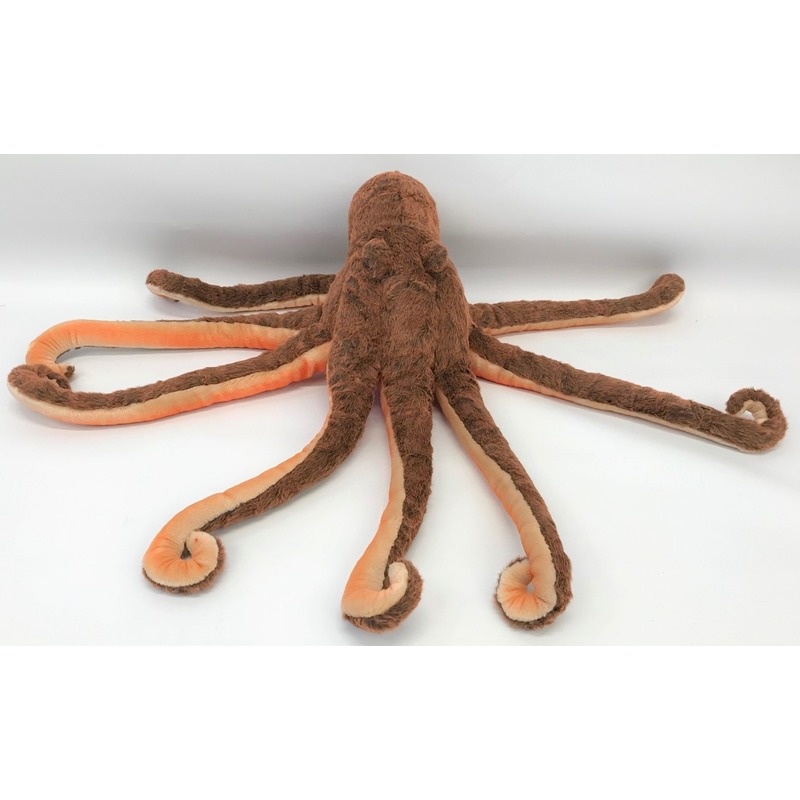 Octopus knuffel realistisch 70 cm