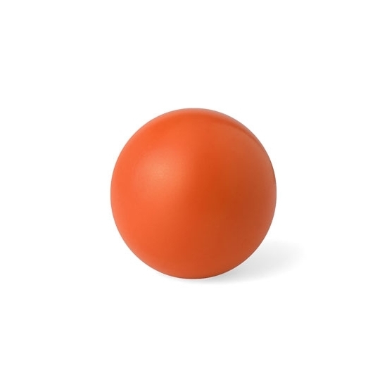 Oranje anti stressbal 6 cm