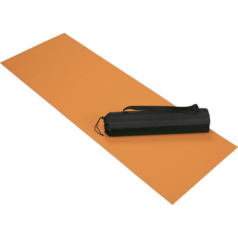 Oranje yoga/fitness mat 60 x 170 cm