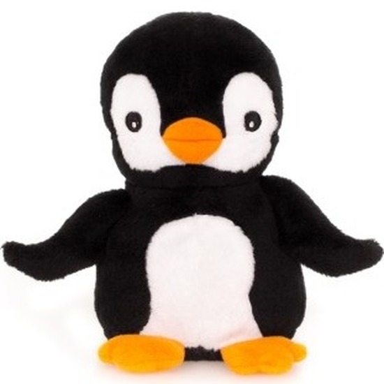 Pinguins knuffel kruik geboorteknuffel 13 cm