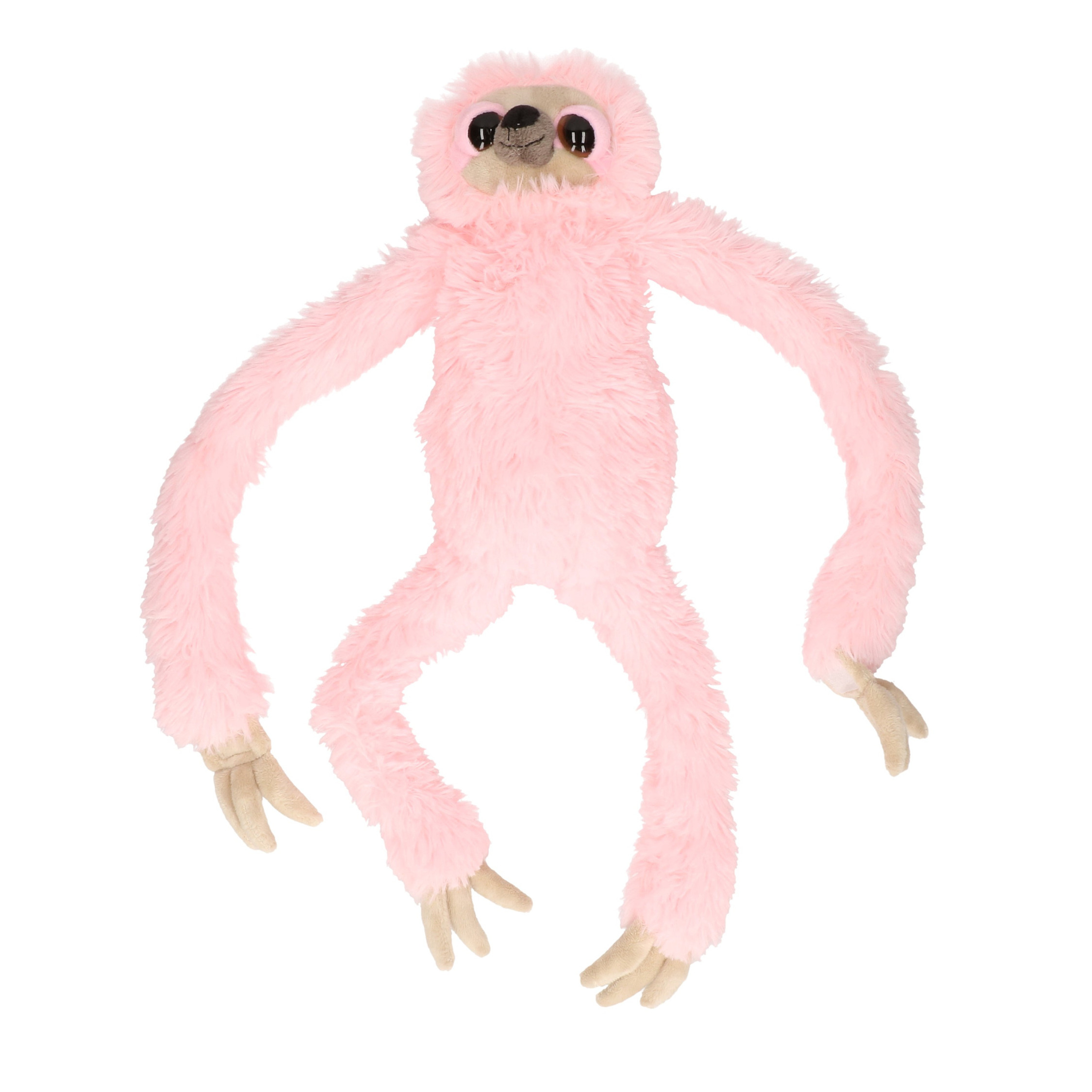 Pluche roze luiaard knuffel 60 cm speelgoed