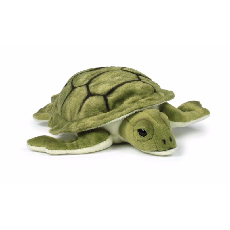 Pluche WNF zee schildpad knuffel 23 cm