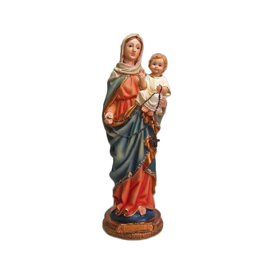 Polystone Maria met kind beeldje
