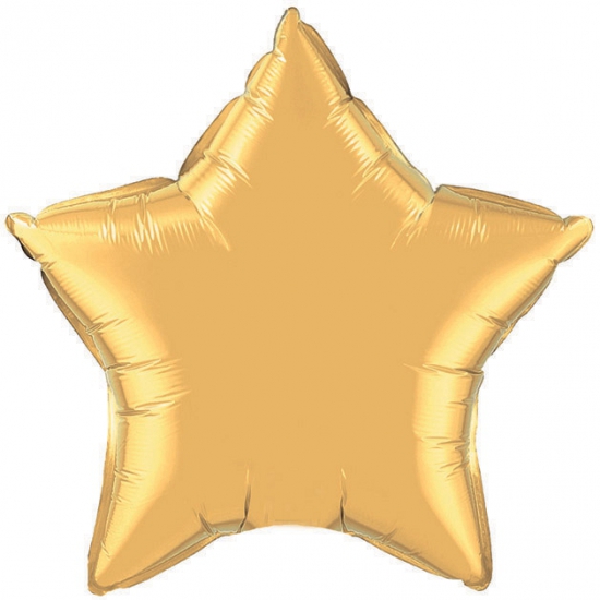 Qualatex gouden ster folie ballon 50 cm