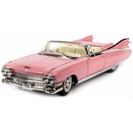 Schaalmodel Cadillac Eldorado 1959 roze 1:18
