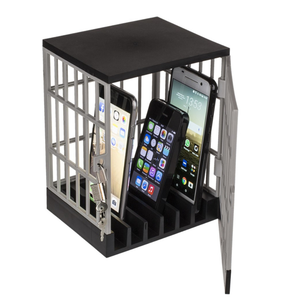 Smartphone/mobiele telefoon kluis opslag gevangenis 15 x 19 cm