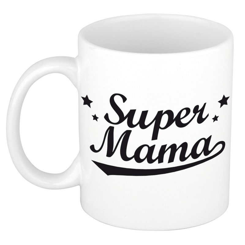 Super mama mok / beker voor Moederdag 300 ml