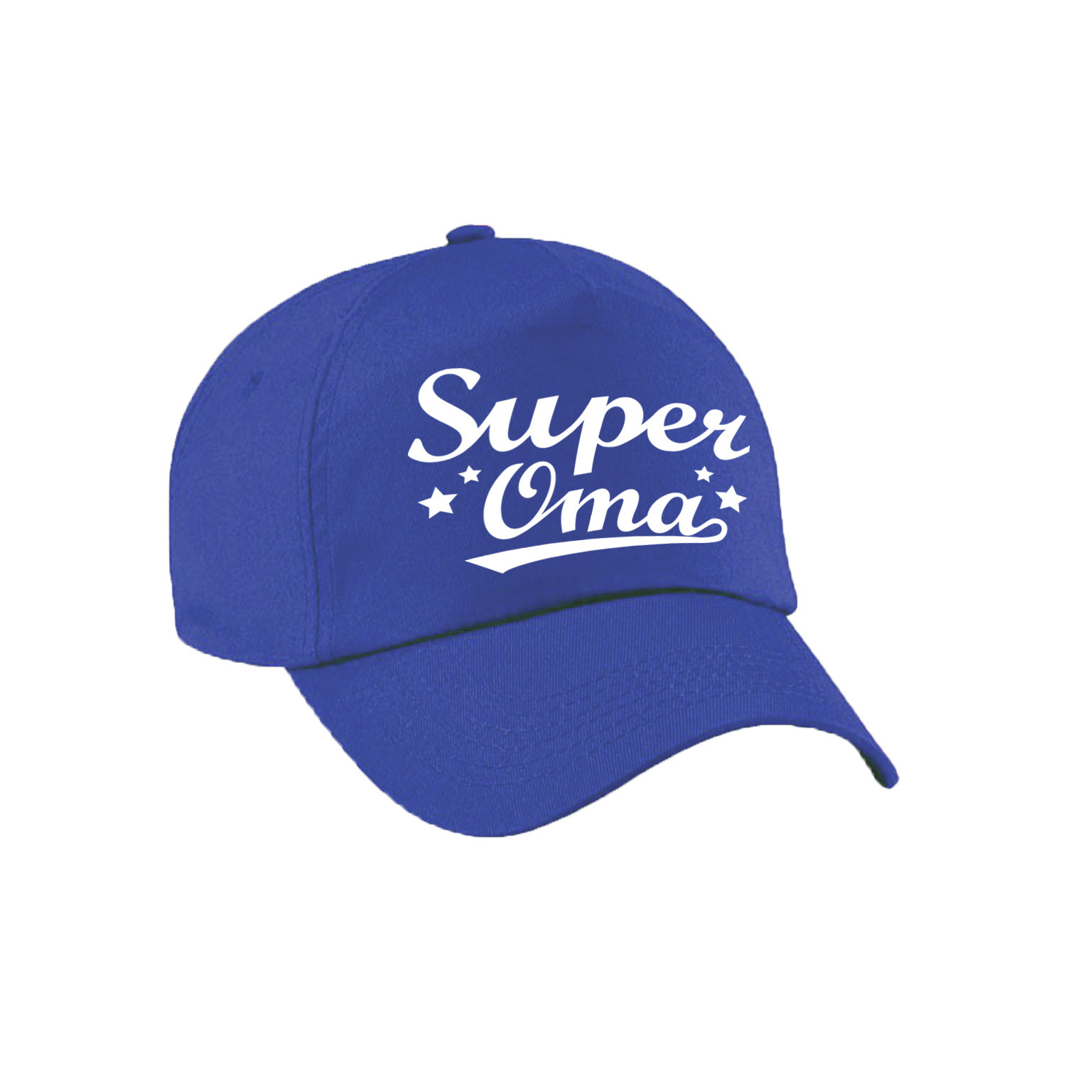 Super oma cadeau pet /cap blauw voor volwassenen